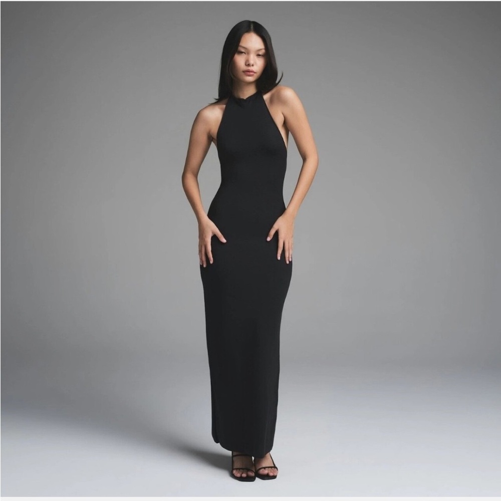 SKIMS Cloud Halter Long Dress New With Tags
